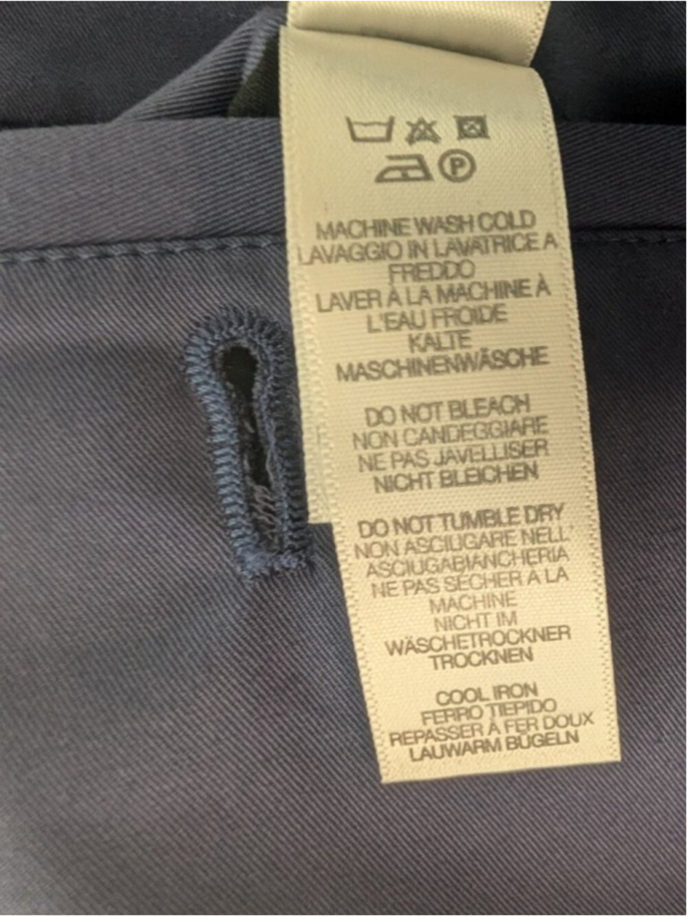 Paul Smith | Organic Blue Stretch-Cotton Twill Pleated Trousers In Blue - Picture 13 of 16